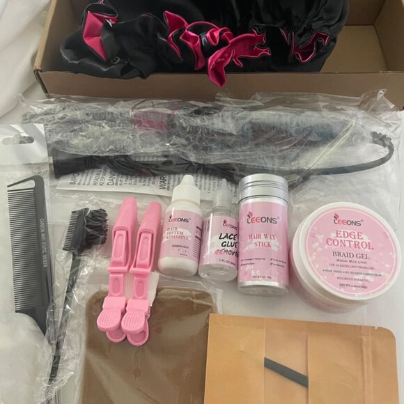 Pressing Comb with Lace Glue Hair Wax Stick Edge Control Set main image 8